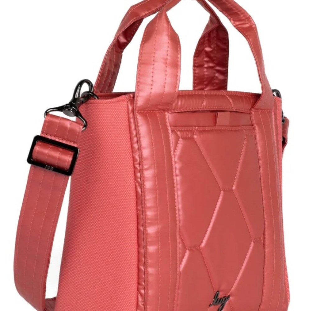 🍉LUG Cadence 🍉Metallic Watermelon 🍉 Quilted Tote Bag - Picture 7 of 9